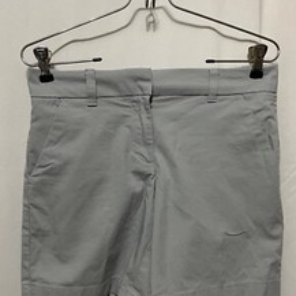 tommy hilfiger womens gray chino lined striped shorts 2